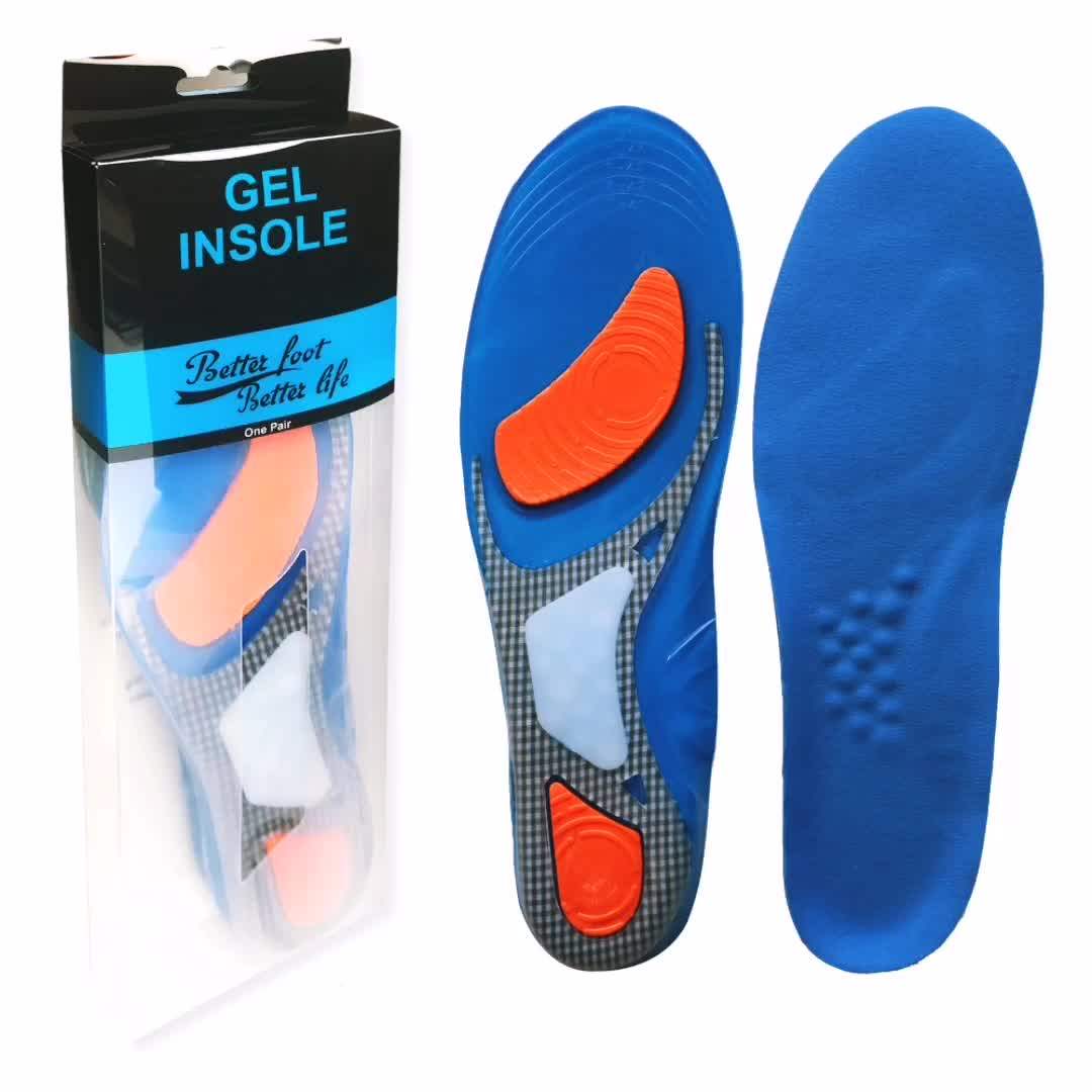 Full Length Adhesive Washable Soft Silicone Gel Insoles For Shoes Buy
