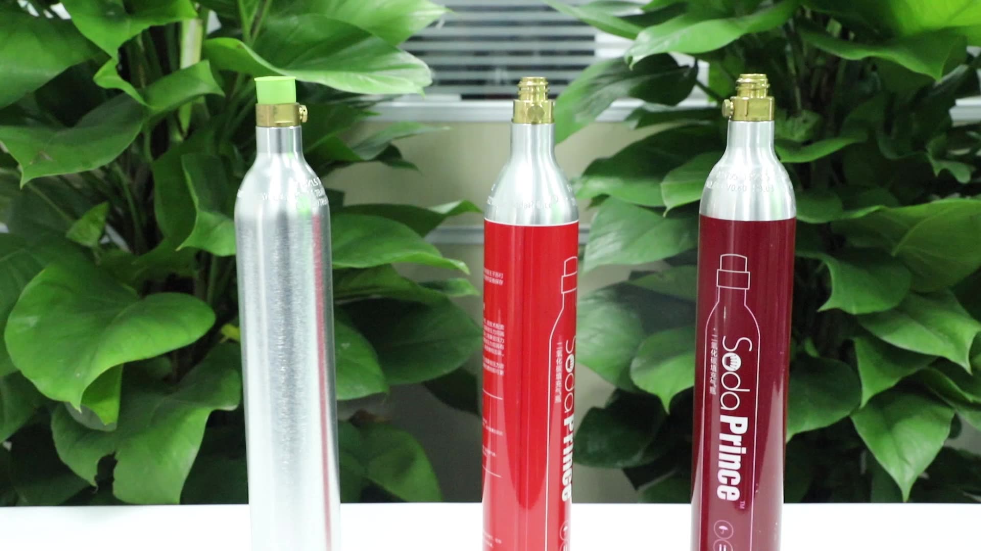 Tuv Approved En Iso7866 0.6l Aluminum Co2 Cylinder Co2 Cartridge 425g