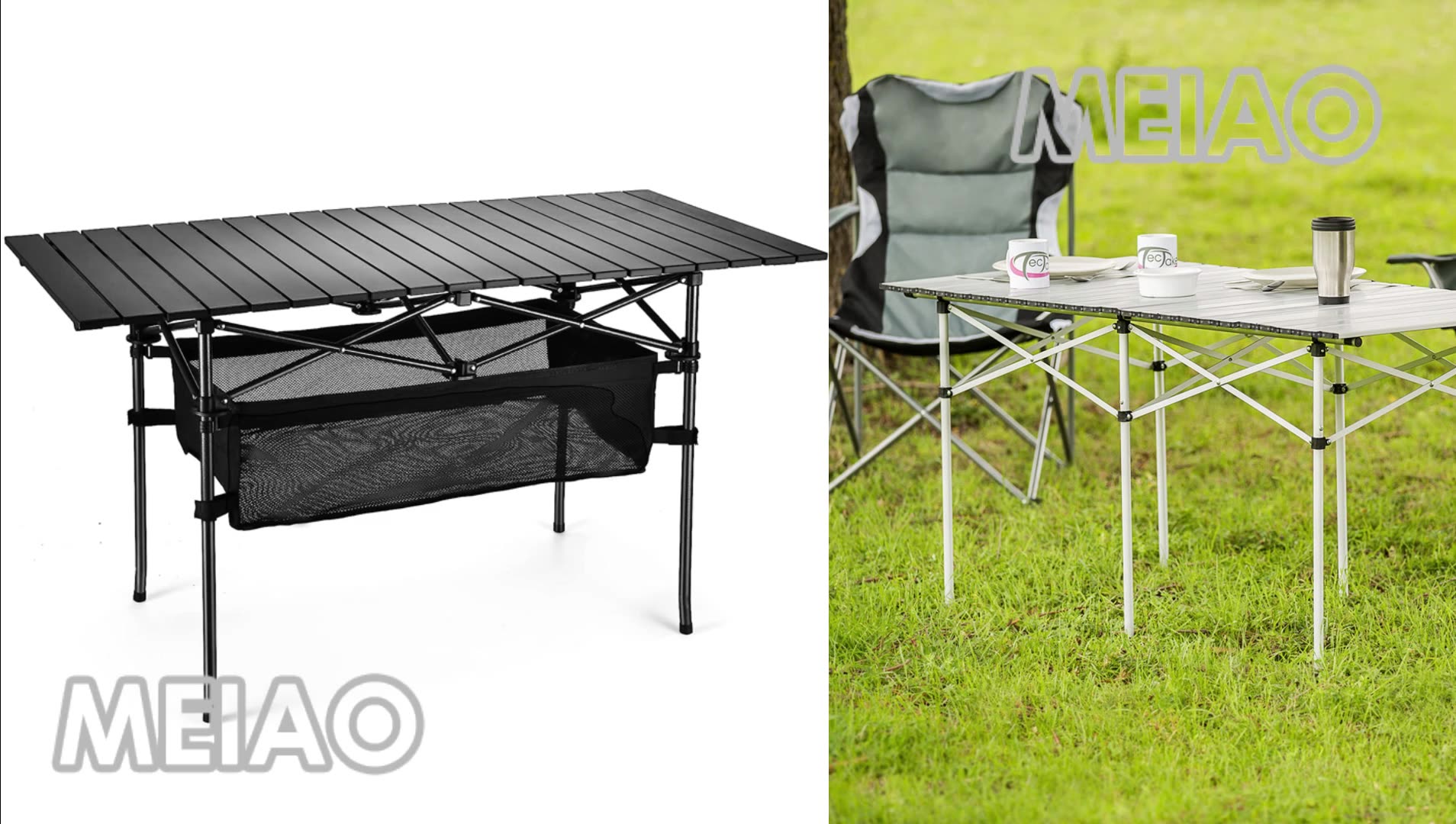 Camping Folding Outdoor Portable Table Sturdy Aluminum Alloy Table And