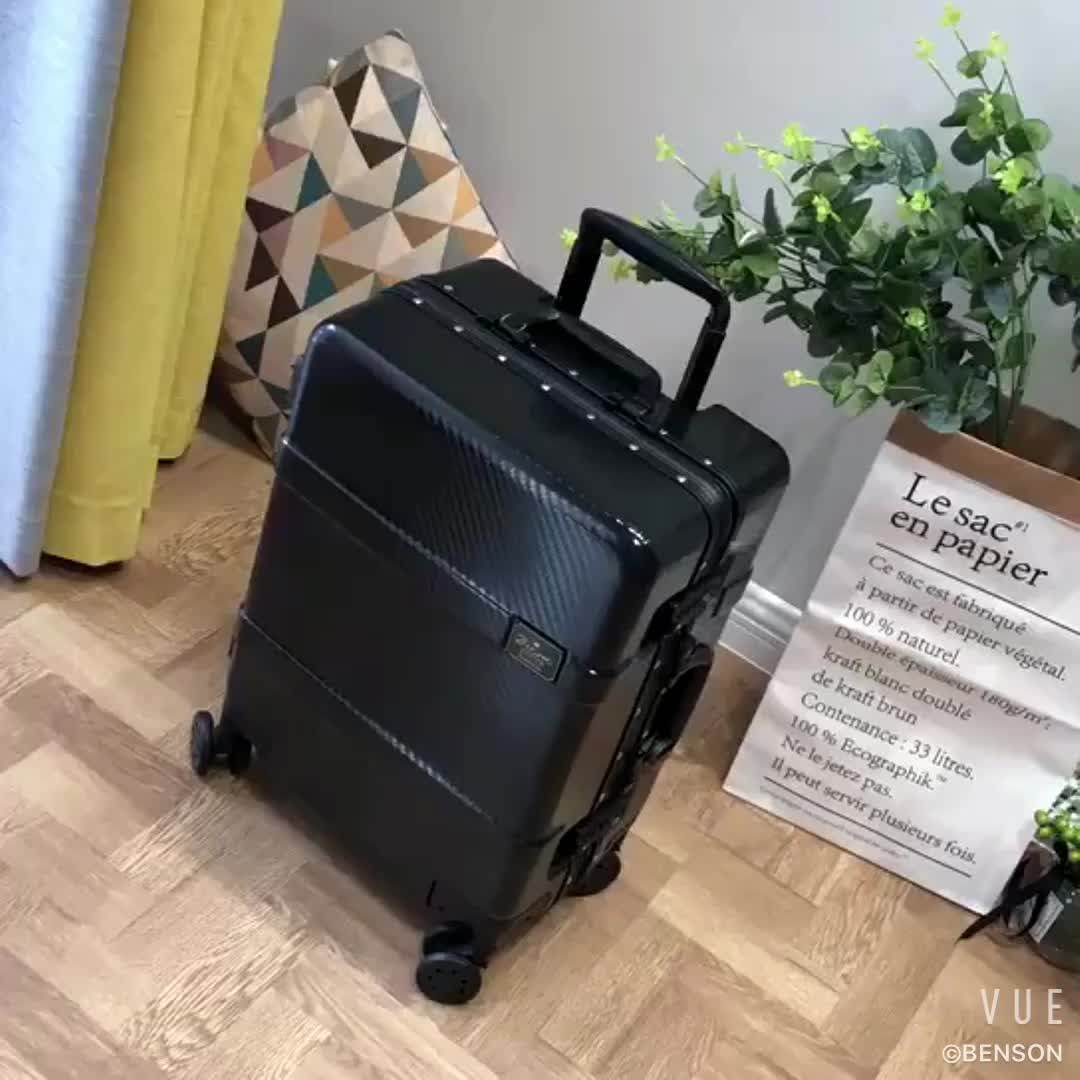 Hard Shell Pc Vintage Luggage Carryon Suitcase Travel Suitcase With