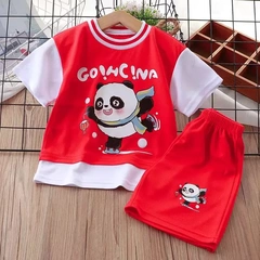 兒童球服套裝中大童運動服男童女童休閒夏裝速乾衣夏季寶寶兩件套