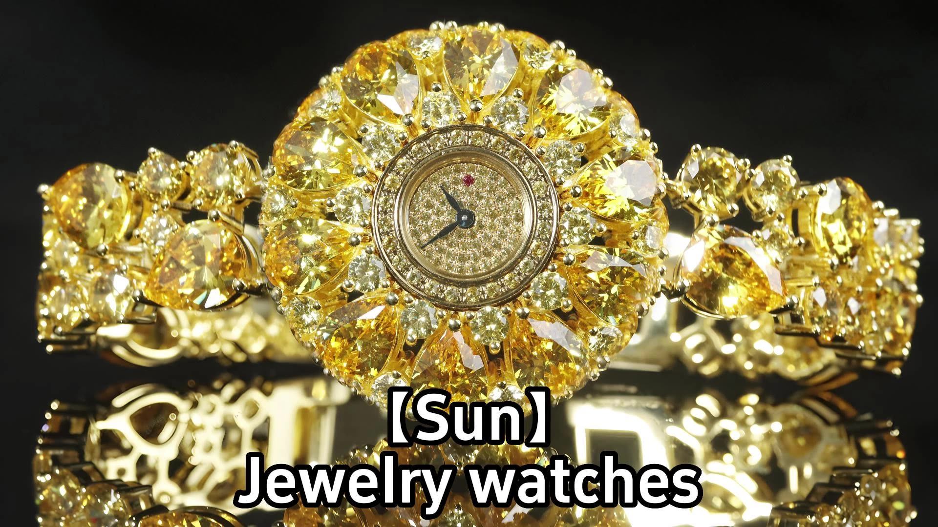 Quartz Watches For Women Steel Plus Yellow Gold Diamond Collection Femmes Gold Plated Face