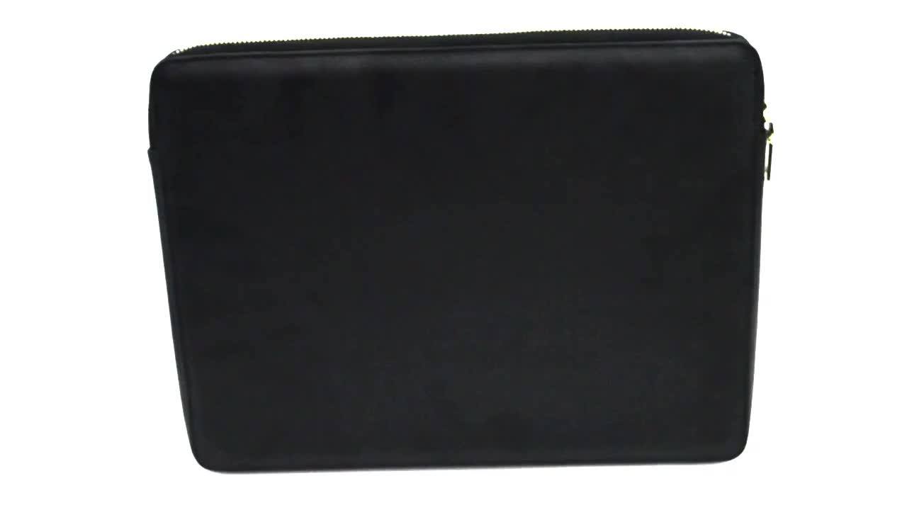 Luxury Unisex Leather Laptop Sleeves For Macbook 13.3 14 15.6 Inch