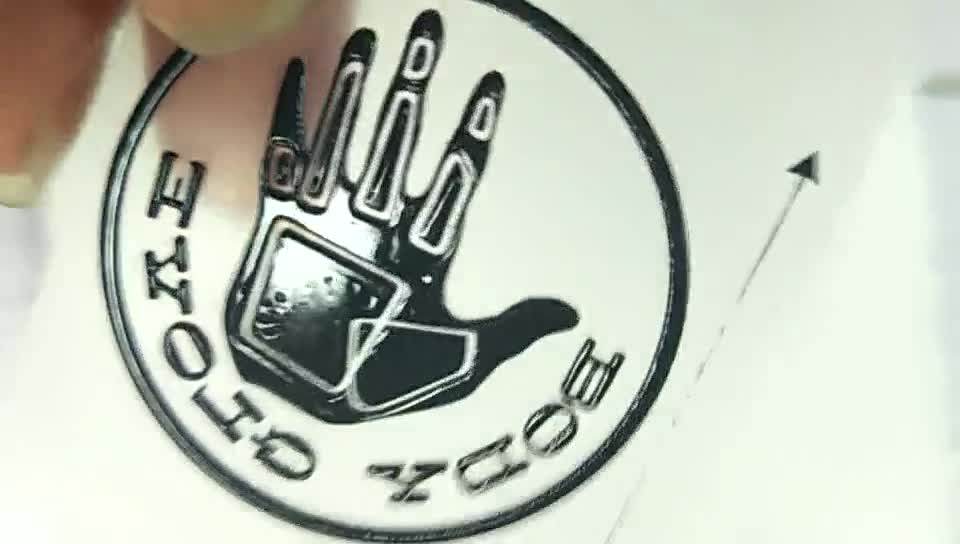 Custom Heat Press 3d Patches Of Silicone Heat Transfer Patch For