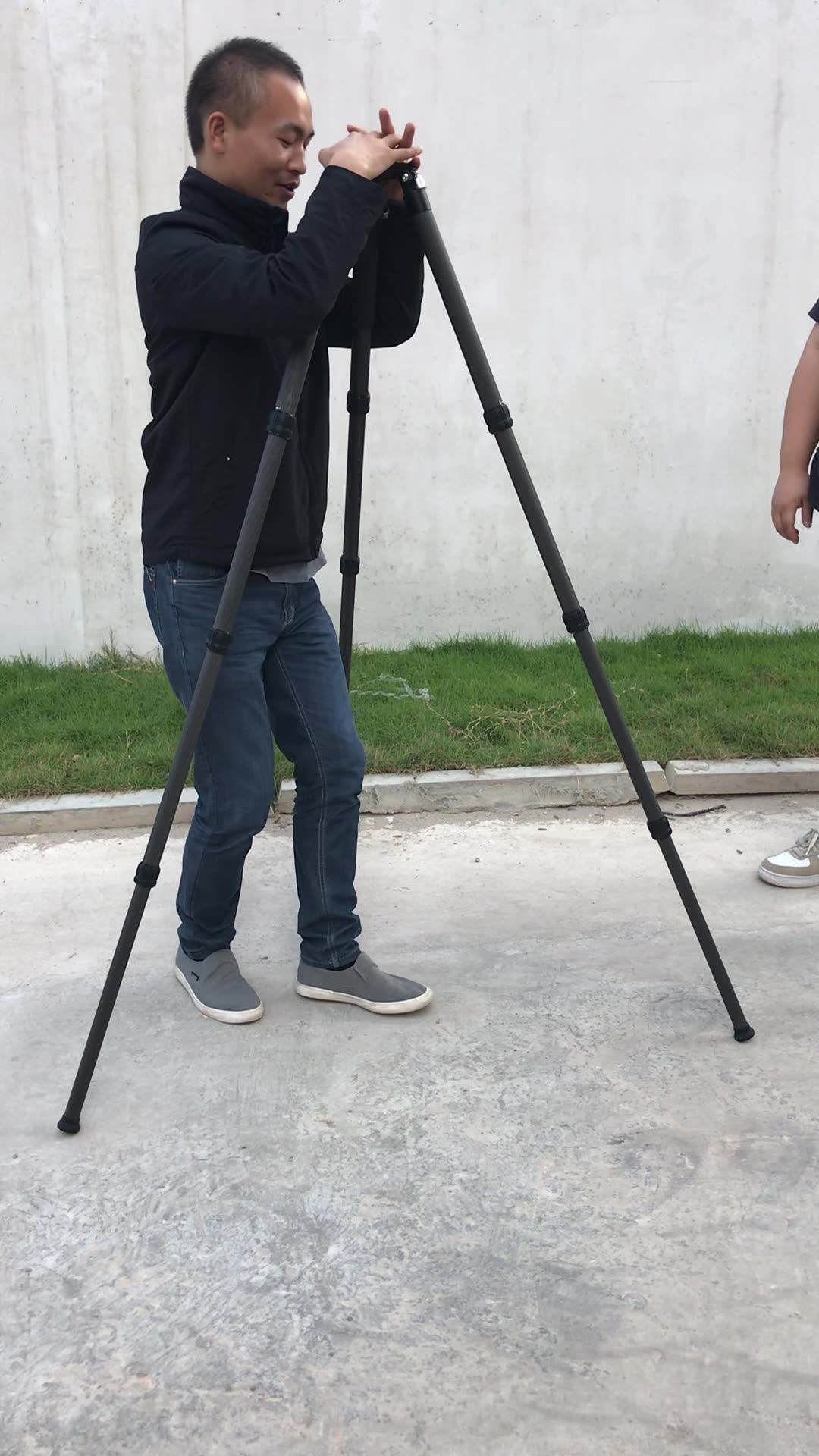 Obo Professional Heavy Duty Large Load Capacity Carbon Fiber Tripod