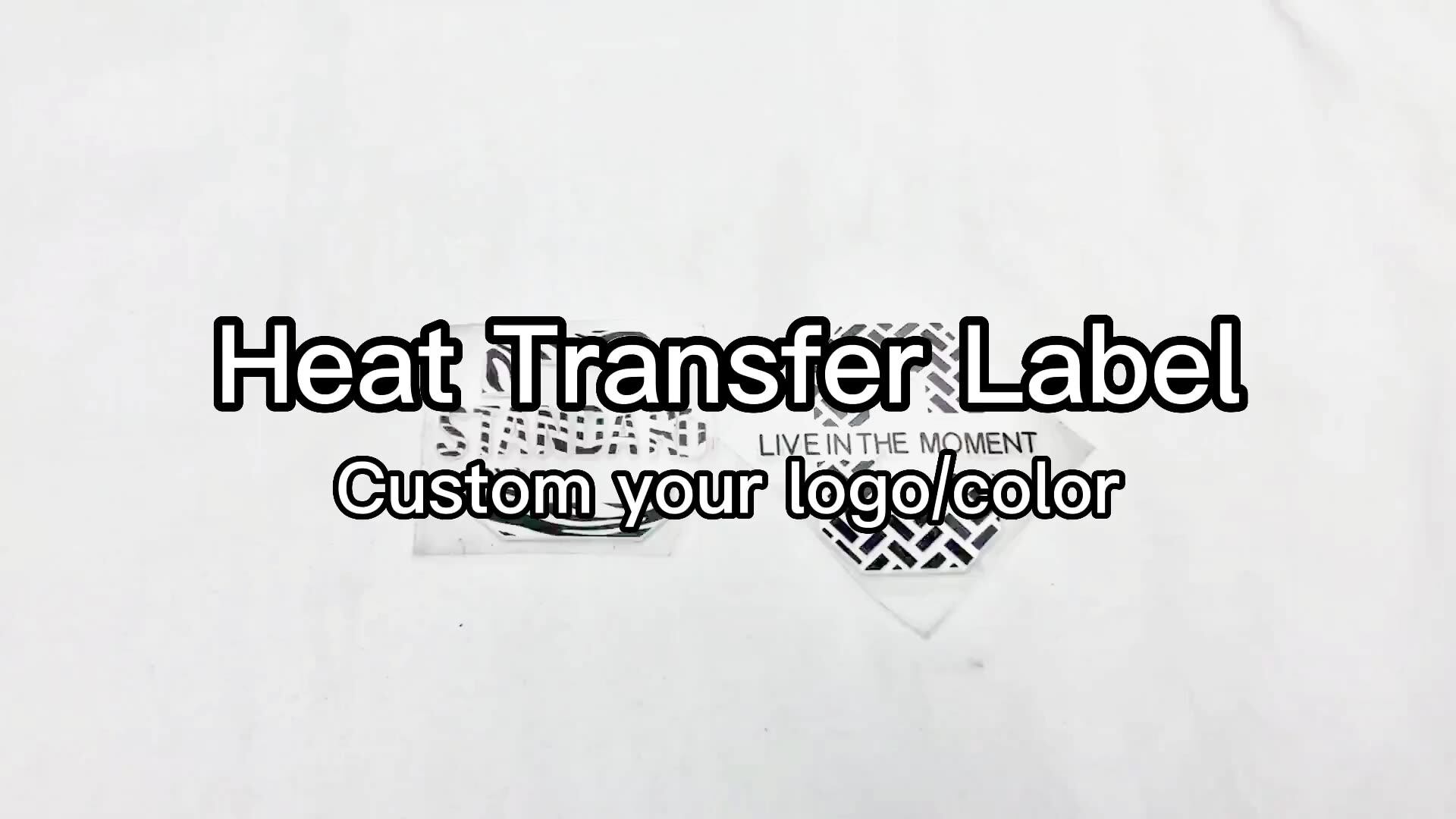 Custom Printed 3d Logo Tshirt Heat Press Printing Transfer Garment