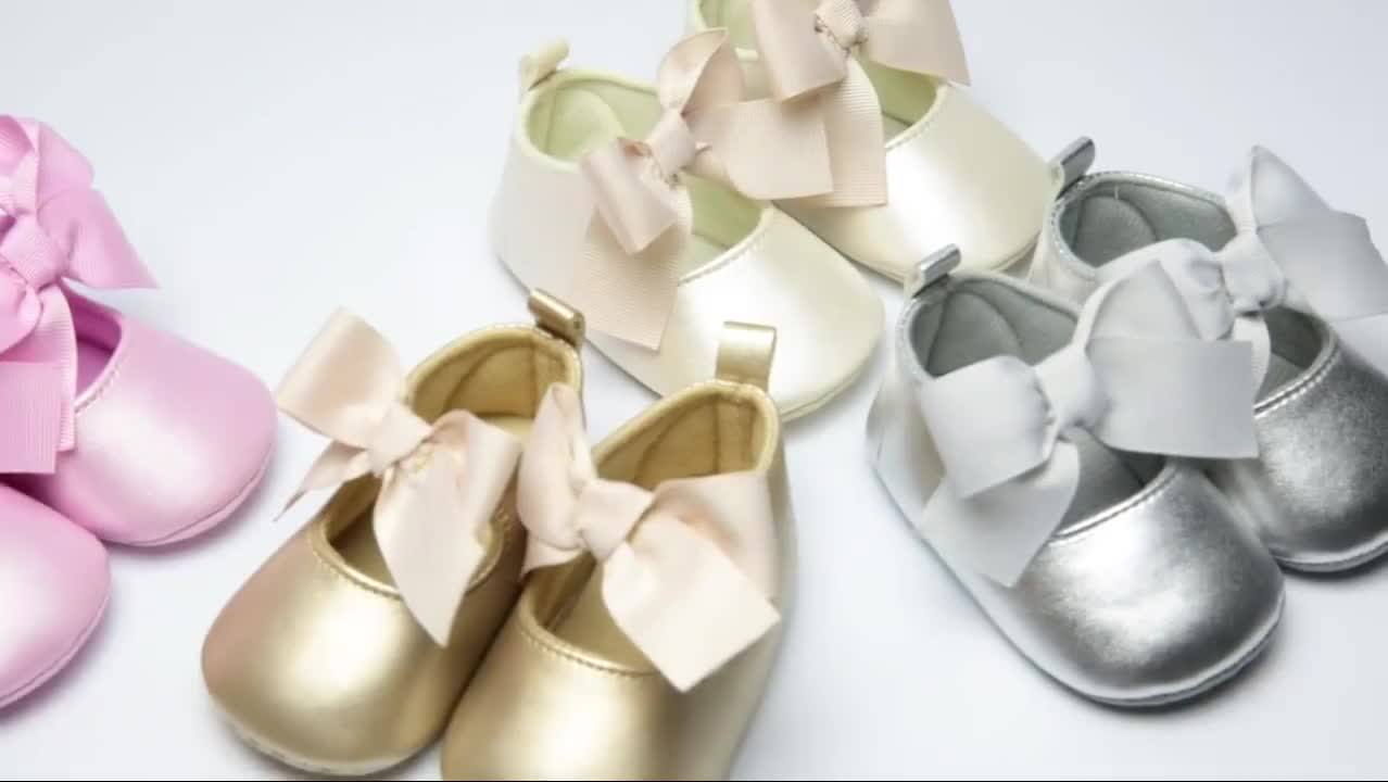 Shining Gold 912 Months Little Girl Ballet Shoes Infant Baby Ballerina