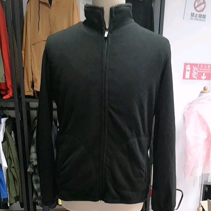 High Quality Plain Custom Cheap Winter Fleece Jacket Wholesale Mens