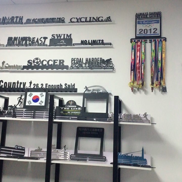 Rustproof Stainless Steel Sport Medal Display Rack,Metal Medal Hanger