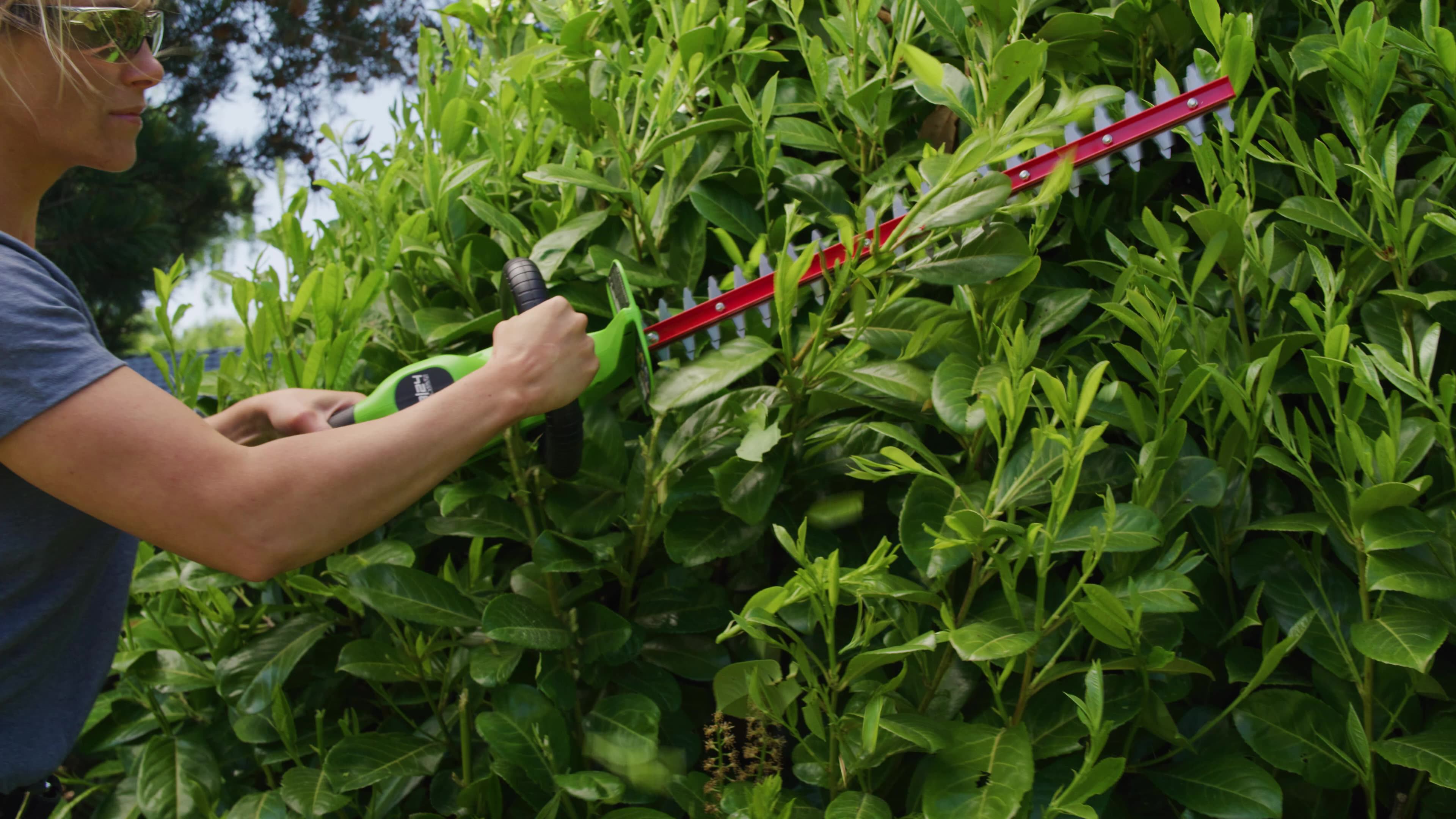 Greenworks 24v 20 Inch Cordless Hedge Trimmer Garden Tools Machine 2