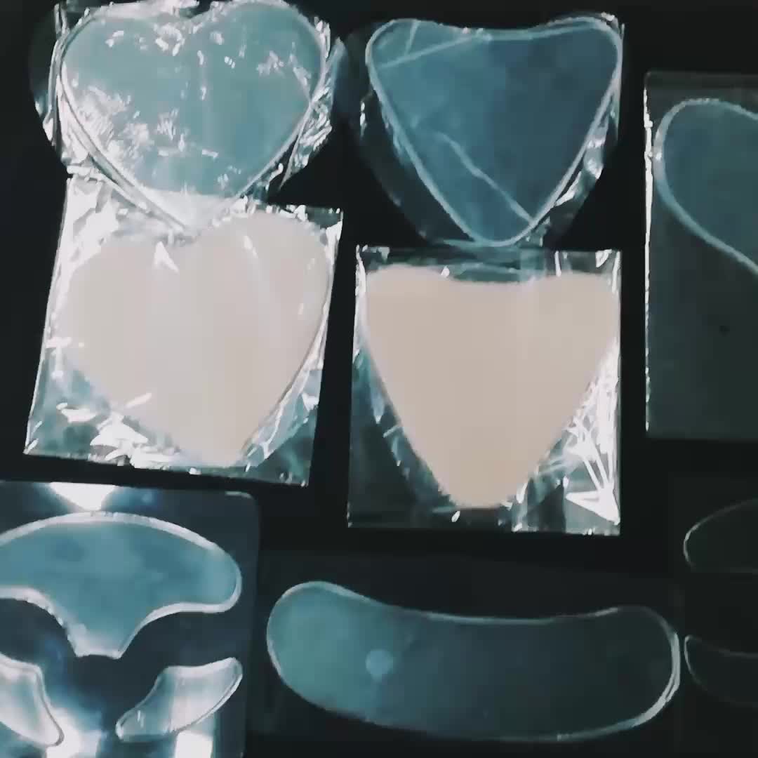 2018 New Design Reusable Adhesive Anti Wrinkle Silicone Chest Pad For