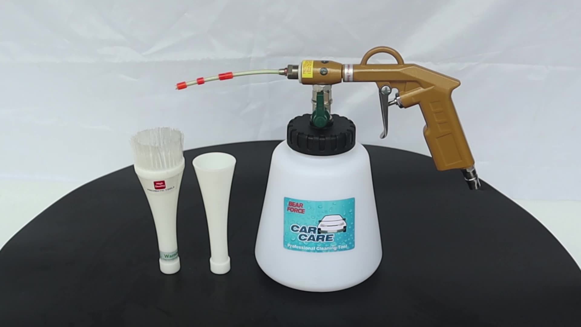 Car Interior Clean Gun Pneumatic Air Compressor Tornado Foam Gun High