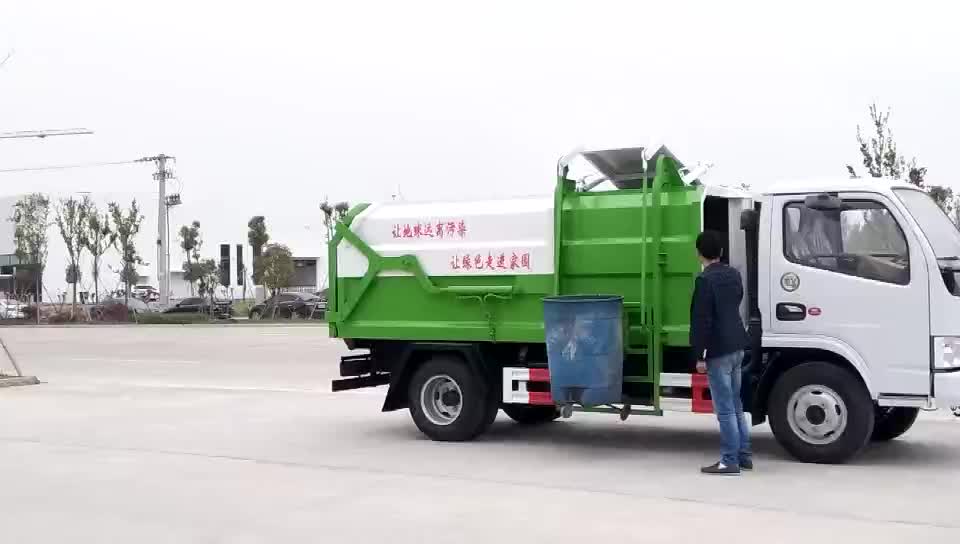 Foton Mini Bin Lifter Garbage Truck/garbage Can Cleaning Truck Buy