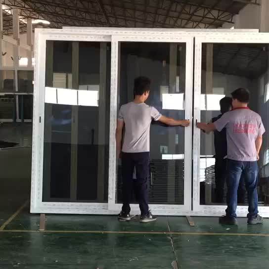 Commercial Double Glass Waterproof Upvc Sliding Door Philippines Price