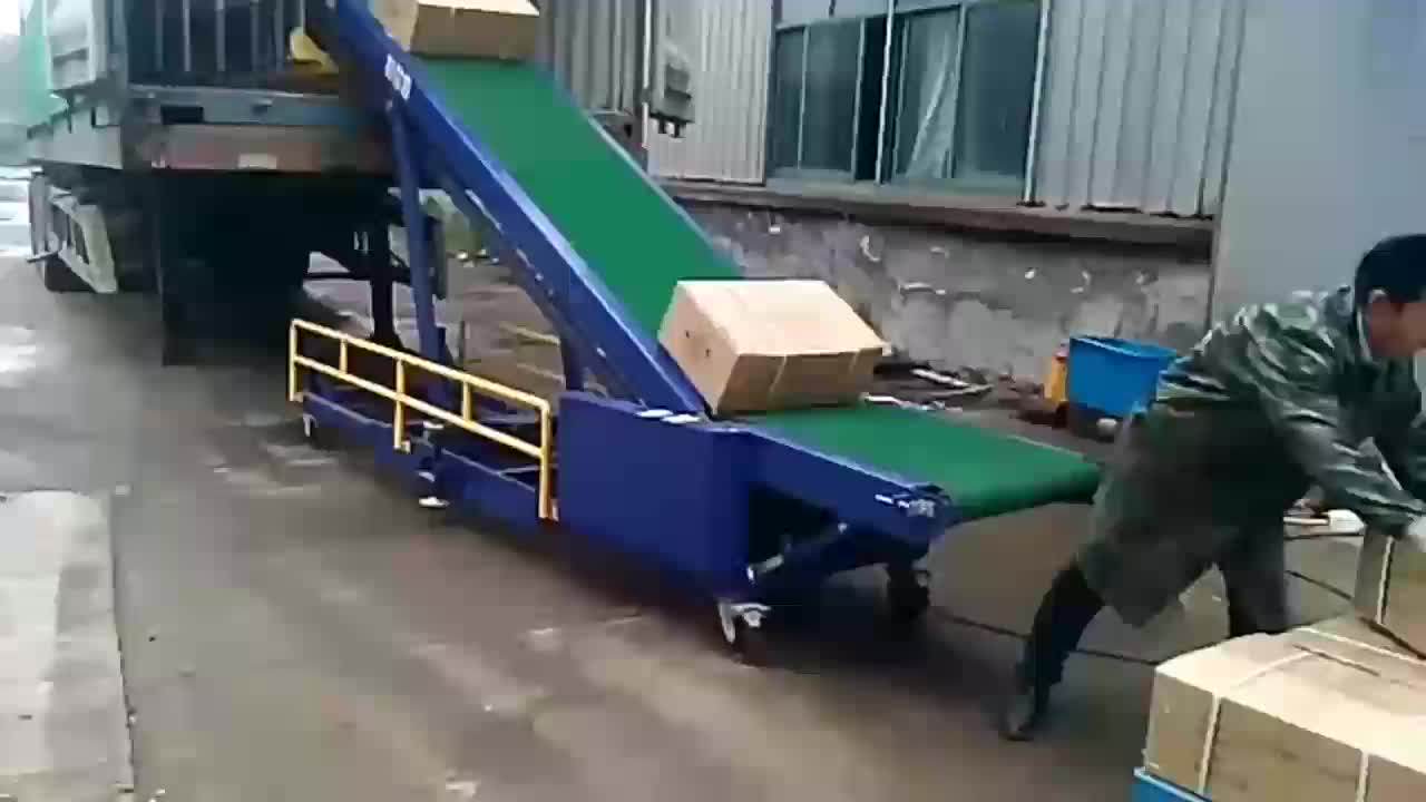 Belt Conveyor For Truck Loading Unloading Buy Belt Conveyor For Truck Loading Unloading