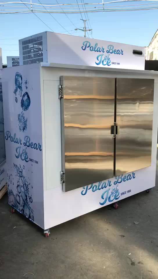 Used Indoor/ Outdoor Ice Merchandiser/ Ice Bags Freezer Buy Ice