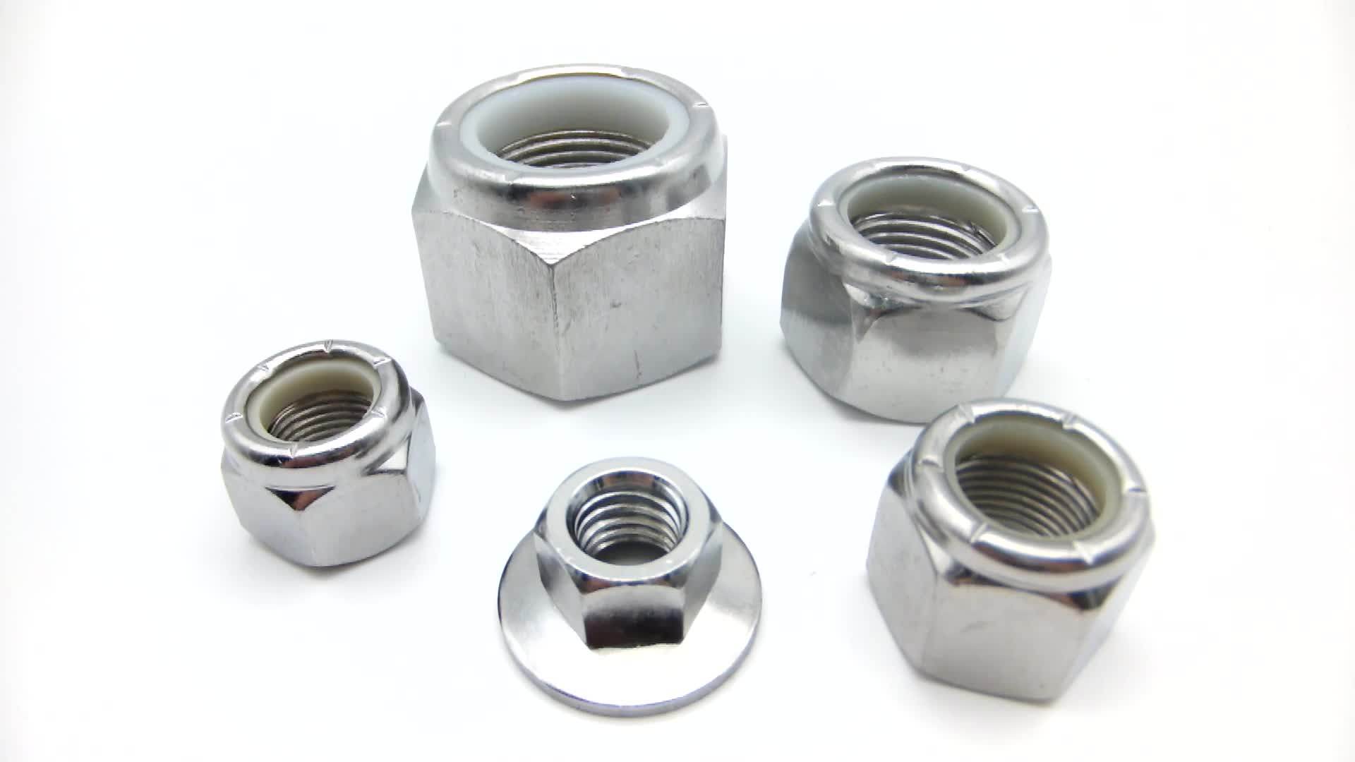 M10 M100 Carbon Steel Din 981 Km Shaft Lock Nuts Round Slotted