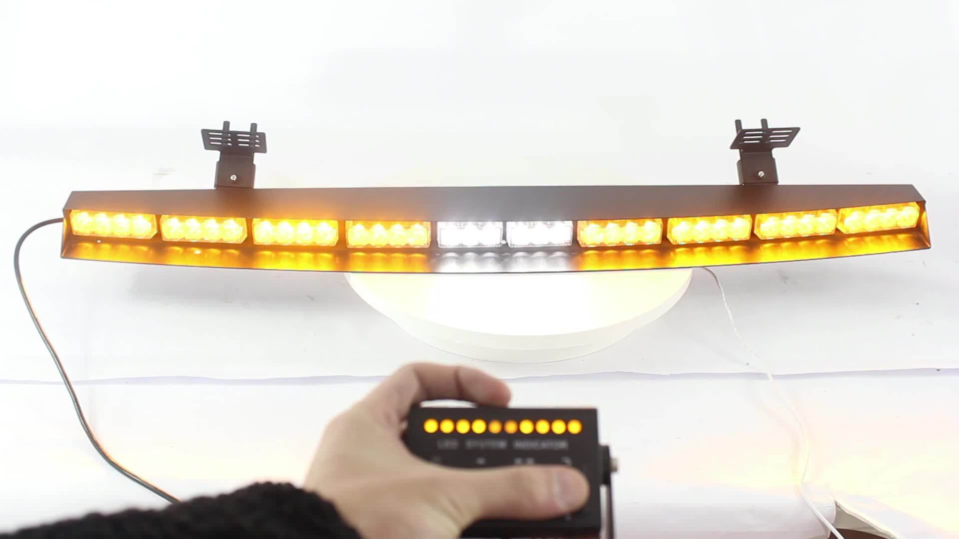 Led Deck Visor Light For Vehicle Police Emergency Security Flashing