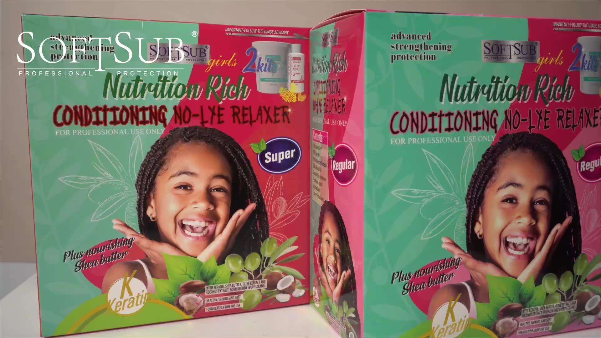 Nature Nourishing Hair Relaxer Special For Children Unique Safe Formula