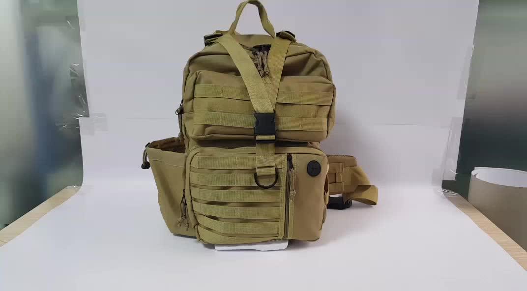Shoulder Laptop Backpack Army Chest Pack Tactical Military Sling Bag