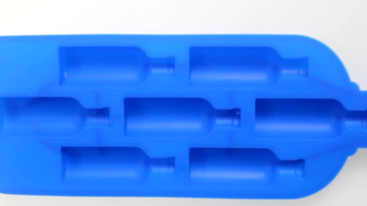 B001 Wholesale Custom Large Rubber Ice Mould Mini Water Bottle