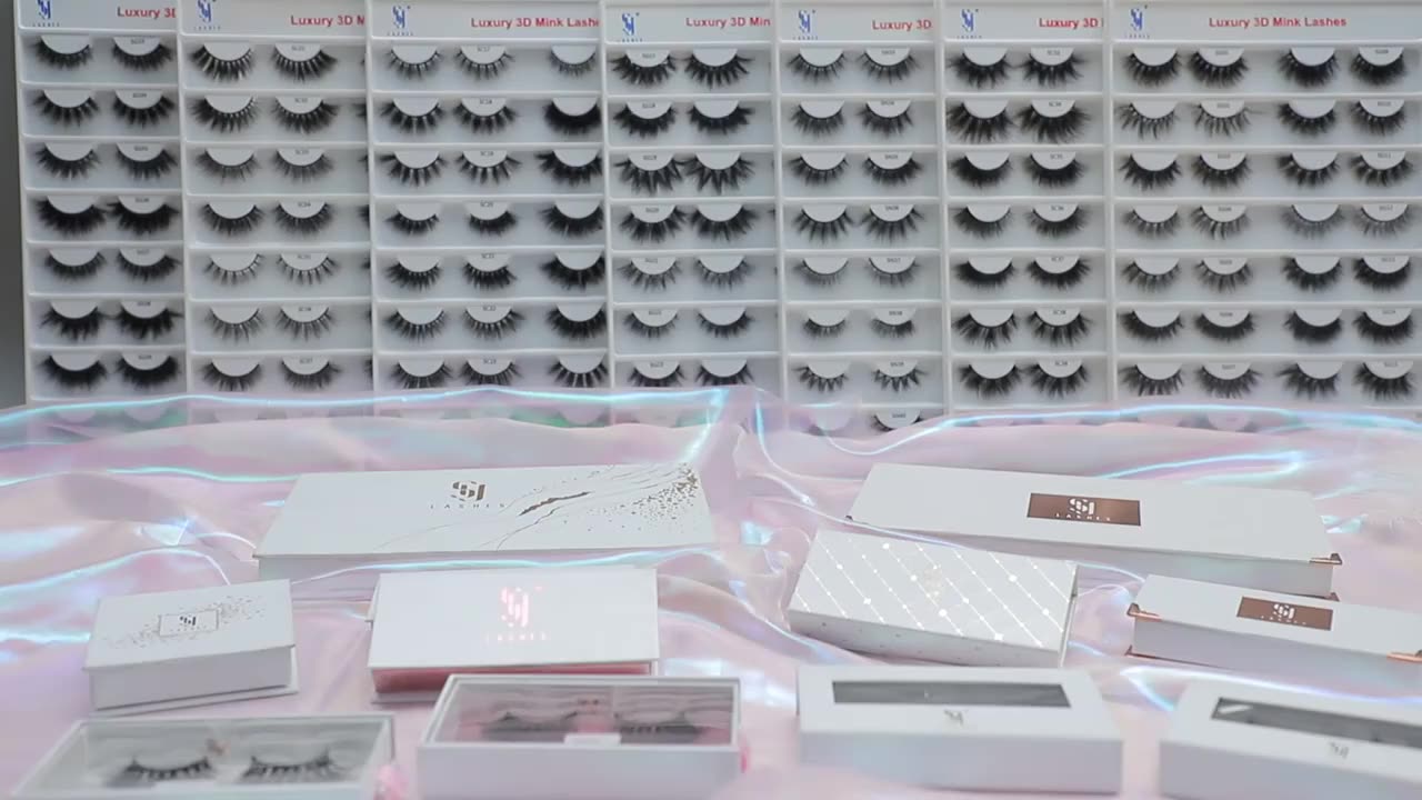2023 Build Your Own Brand Eyelashes Private Label Mink Lashes Makeup