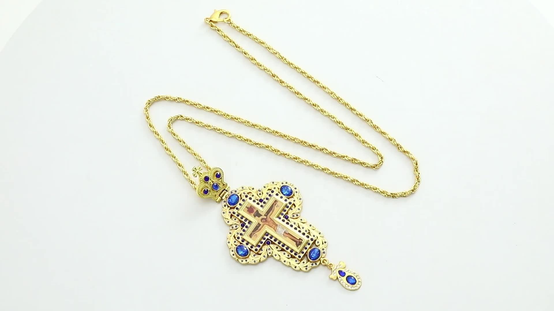 Orthodox Cross Orthodox Priest Pectoral Cross Necklace For Priests