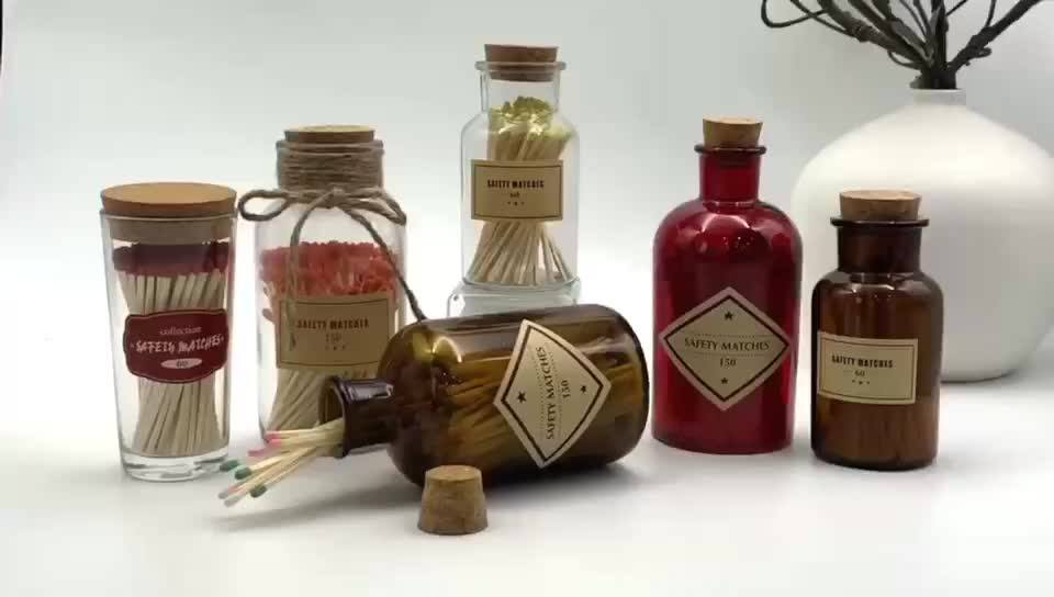 Wholesale Hot Sale 2" Matchsticks Black Colored Matches 3 Inch Long