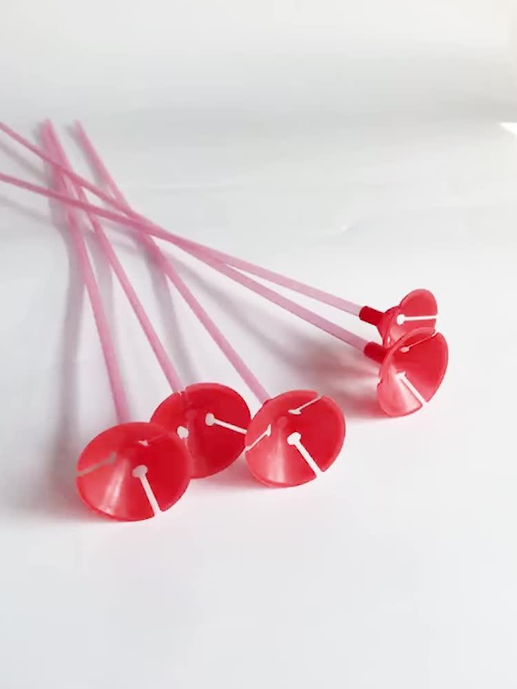 Plastic Balloon Tubes Balloon Sticks & Cup Holder For Party,Holidays