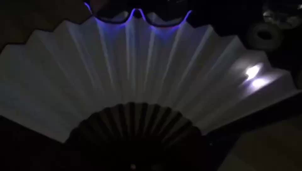 Custom Printed Folding Hand Fan Led Lighted Hand Fans,Hand Held Fans