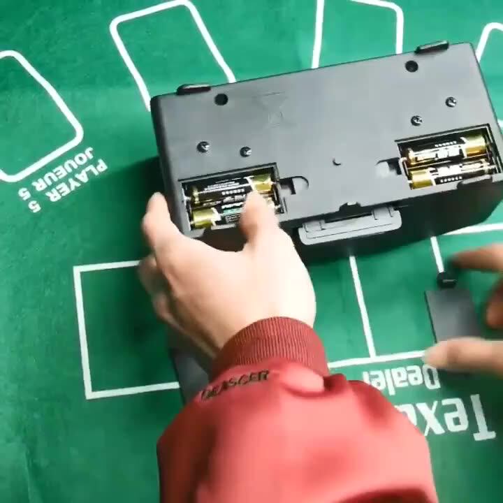 Battery Operated Automatic Card Shuffler 2 Deck Card Shuffler For Home