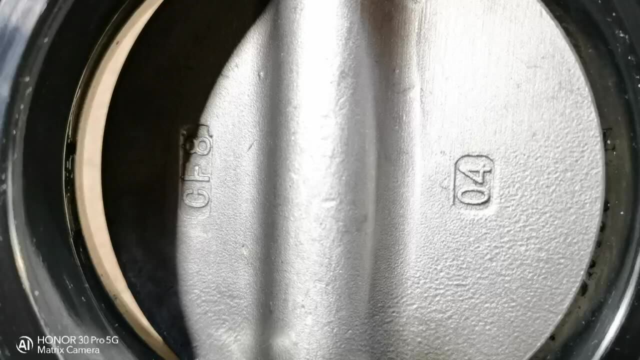 Dn125 Wafer Marine Butterfly Valve Resilient Fluororubber(fkm) Seated