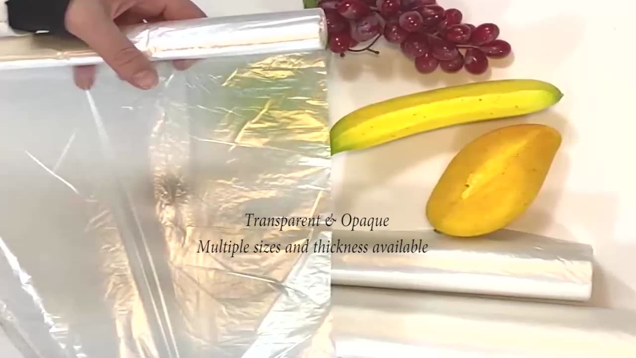 12 X 20 Supermarket Plastic Produce Bag On A Roll,Fruits,Vegetable