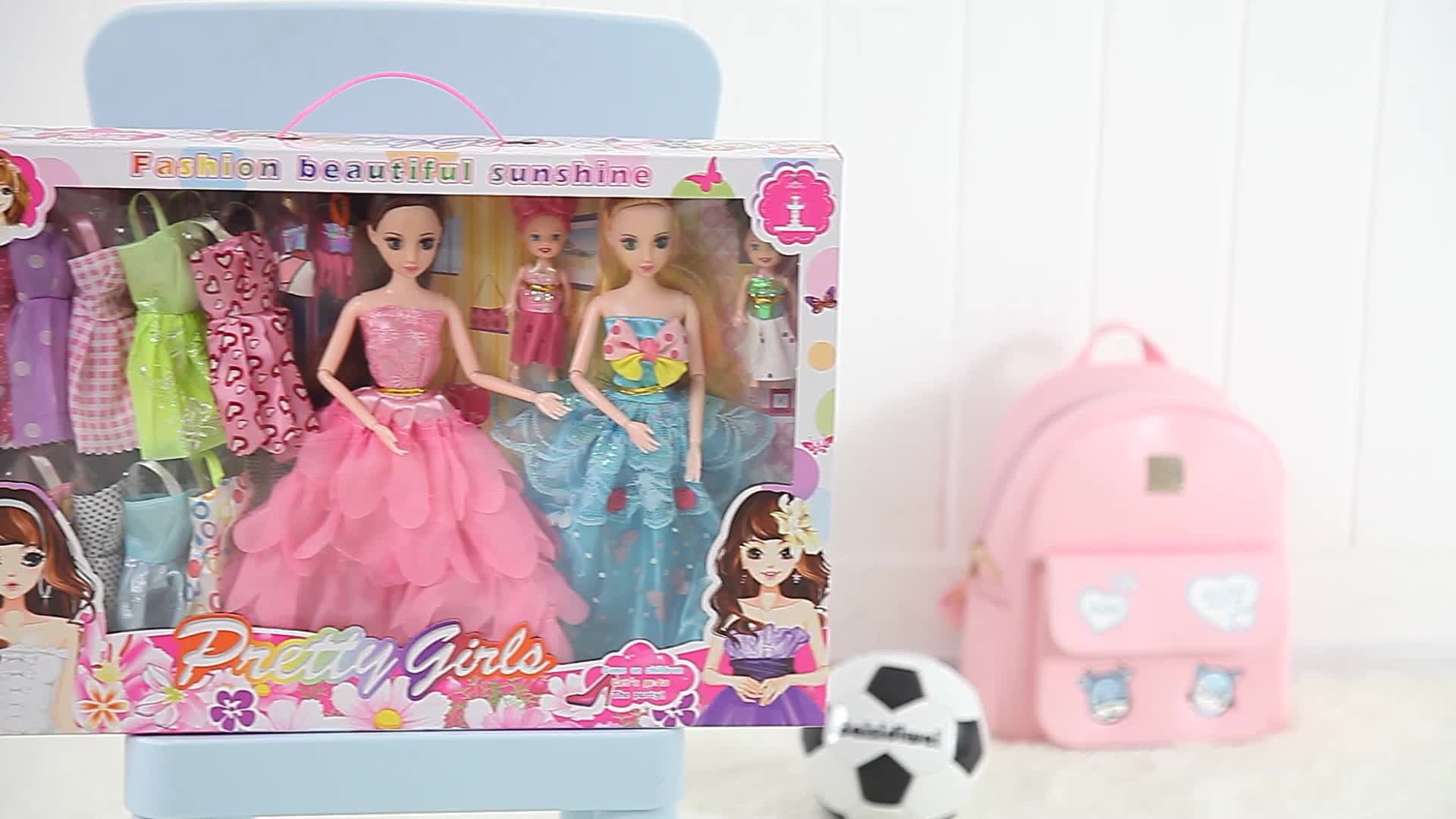 Hey bản thân mình Barbie phù hợp với hộp quà tặng lớn đồ chơi cô gái công chúa giấc mơ của trẻ em của một căn biệt thự lớn duy nhất Đồ chơi búp bê