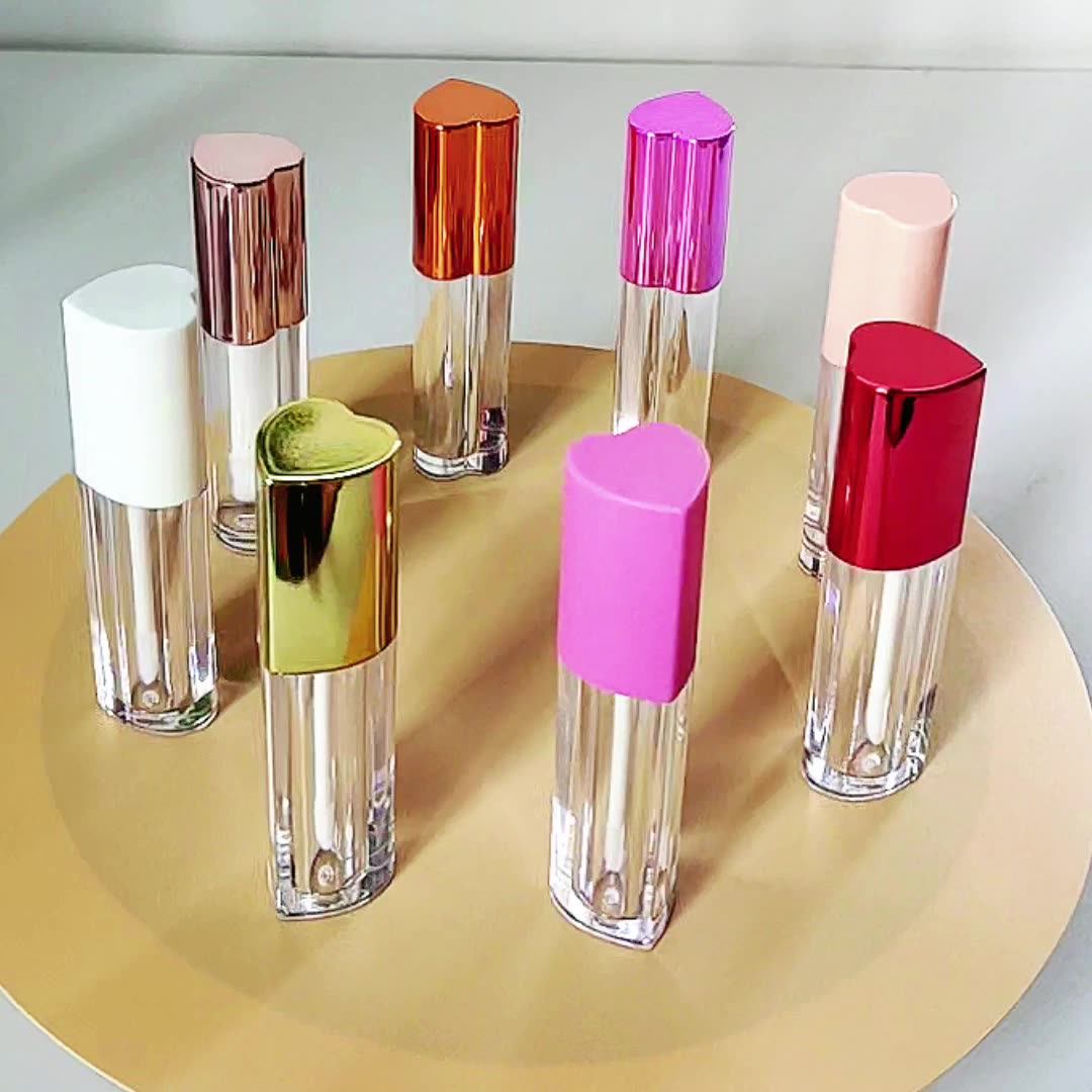 Heart Shape Lip Gloss Tube Cute Lip Gloss Tubes Buy Empty Lip Gloss Tube Container Kiko,Lip