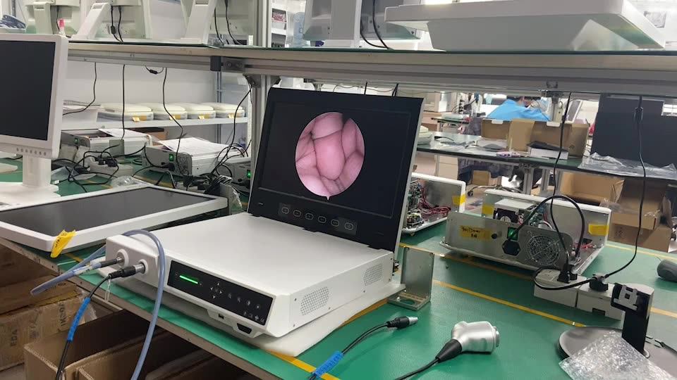 Medical Endoscopy Monitor System Ent Surgery Endoscopy Complete Set