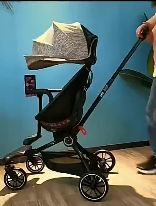 Baby good V1V3V5V8 leaping baby artifact Leaping baby lightweight foldable two-way cart High landscape stroller
