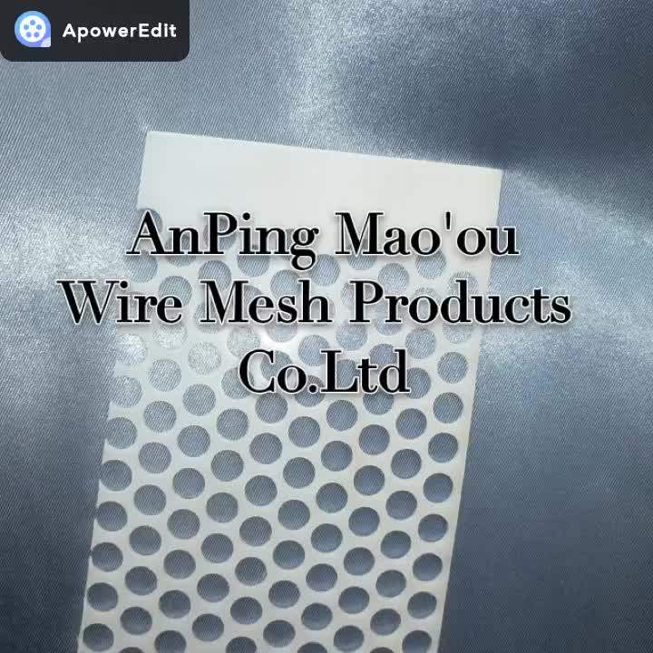 White 2mm Thickness Multiple Holes Perforated Plastic Pp/pvc Sheet For