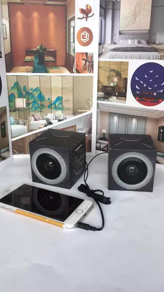 Diy Cardboard Speaker 3.5mm Jack Mini Passive Speakers Buy Foldable