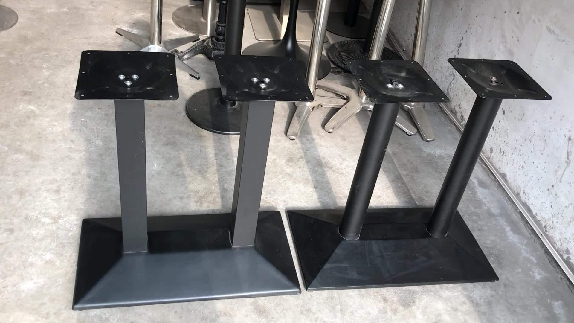 Hot Sale Oem Rectangle Industry Cast Iron Double Column Table Legs Mj01 Buy Double Column