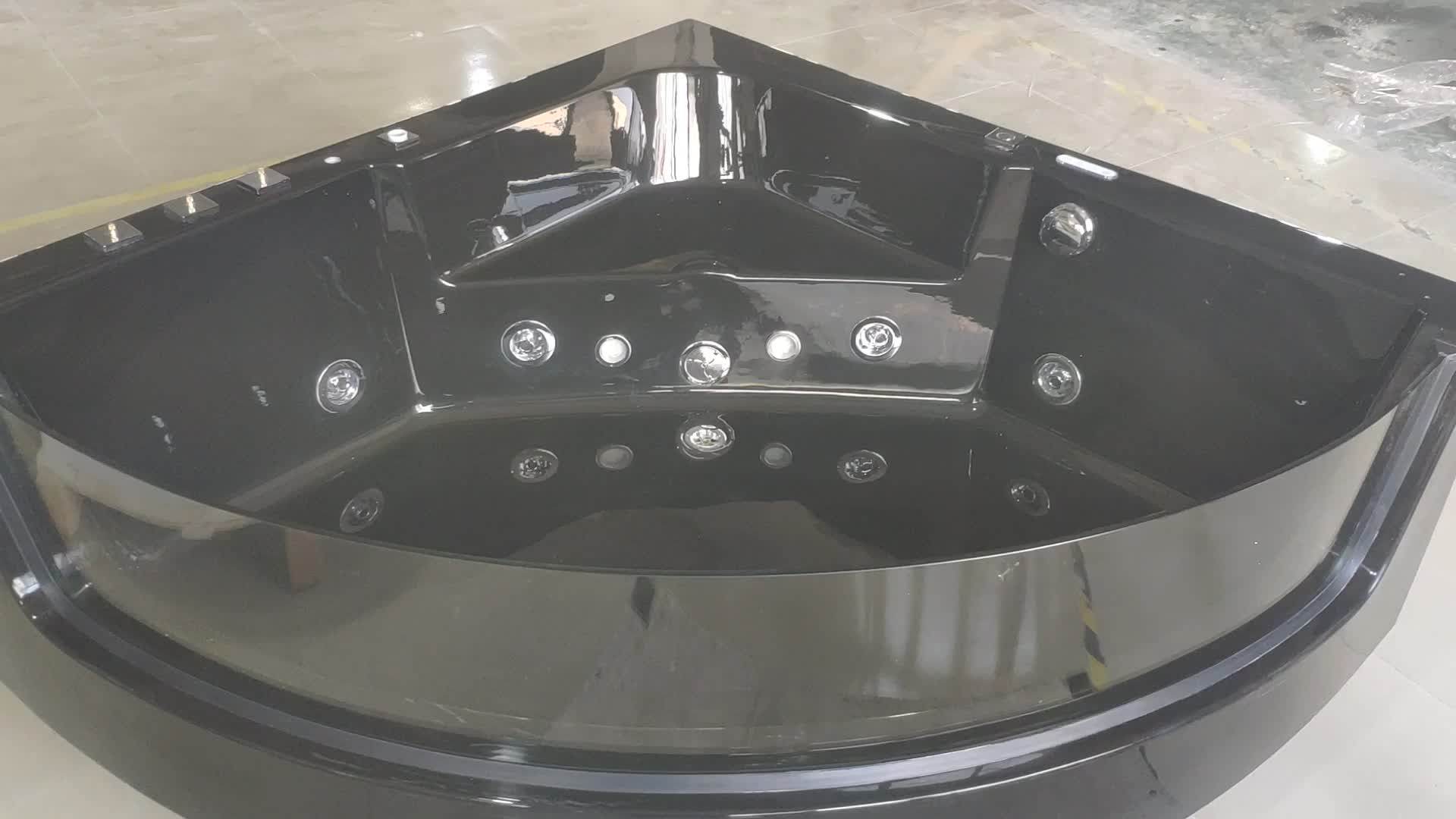 Outdoor Rose Quartz Spa Bathtub 2 Person Baxter Acrylic Clawfoot