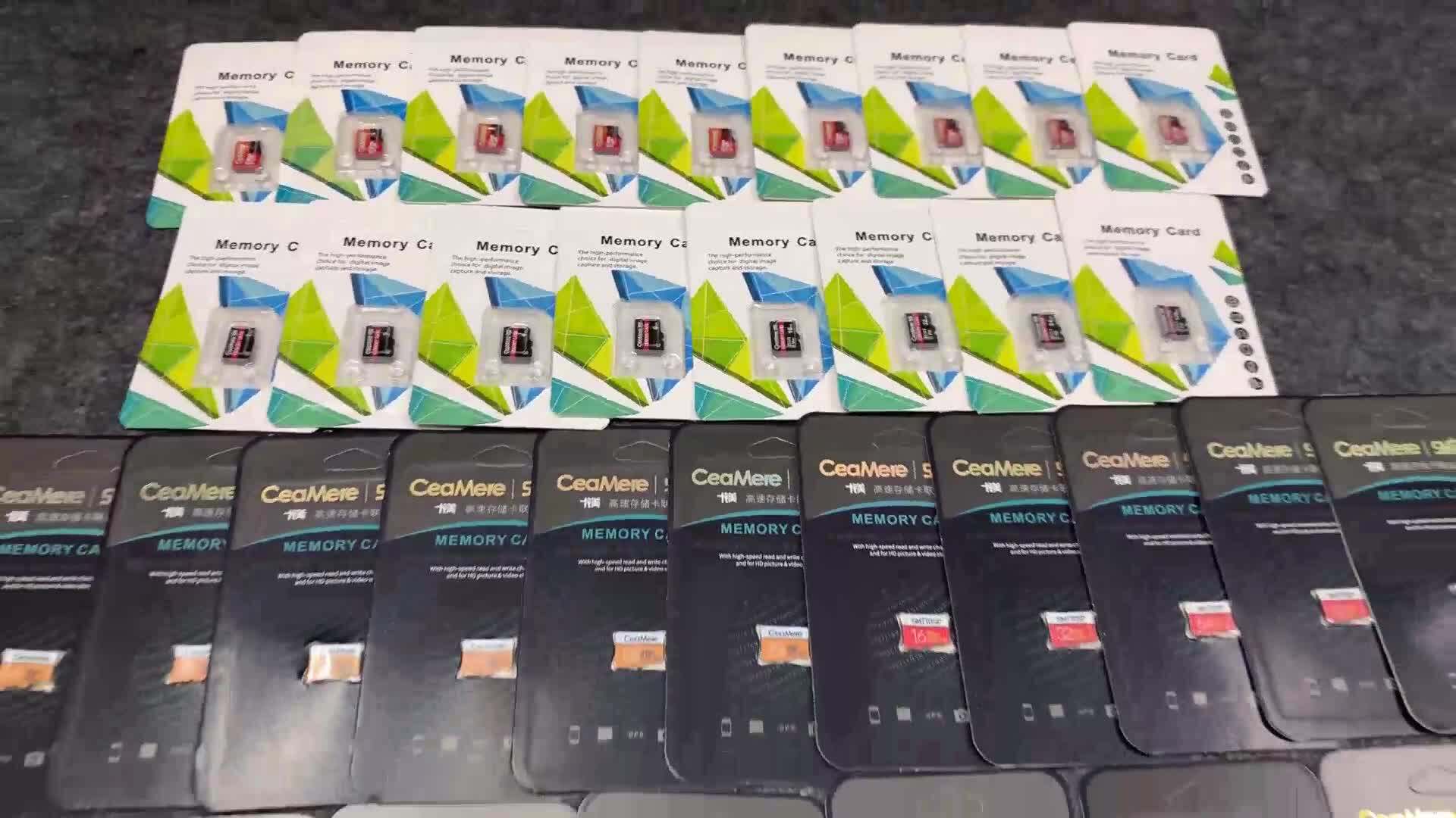 Ceamere Three Colors Pattern Original 8gb Micro Cards Sd Mini