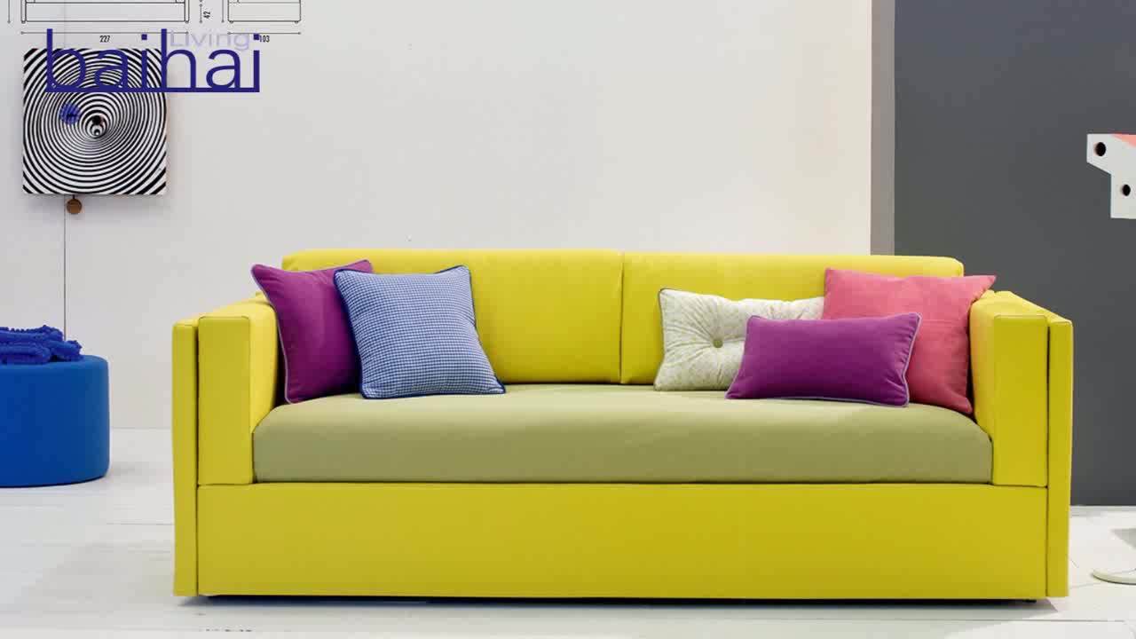 省スペース型多機能家具 格安折りたたみ式ソファーベッド兼二段ベッド