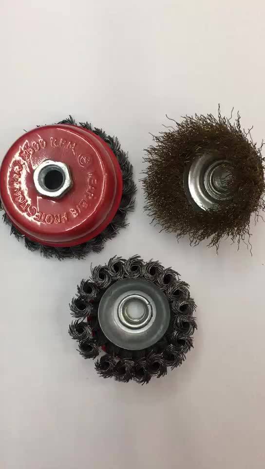 Steel Wire Brush Material And Industrial Brush Type Twisted Wire Wheel