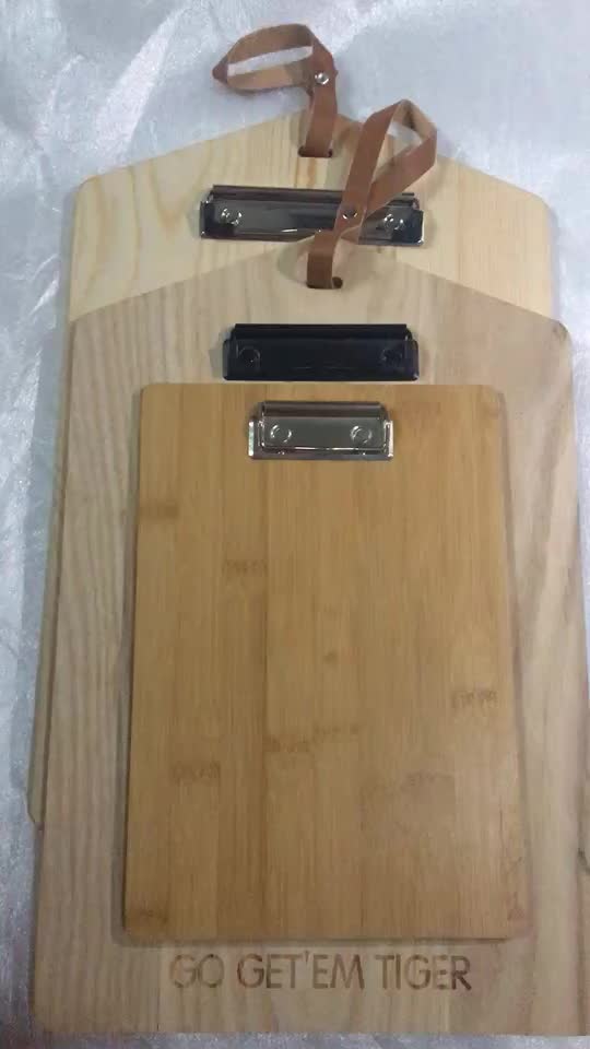 Office Creative Wooden Board Custom Document File Folder Bamboo