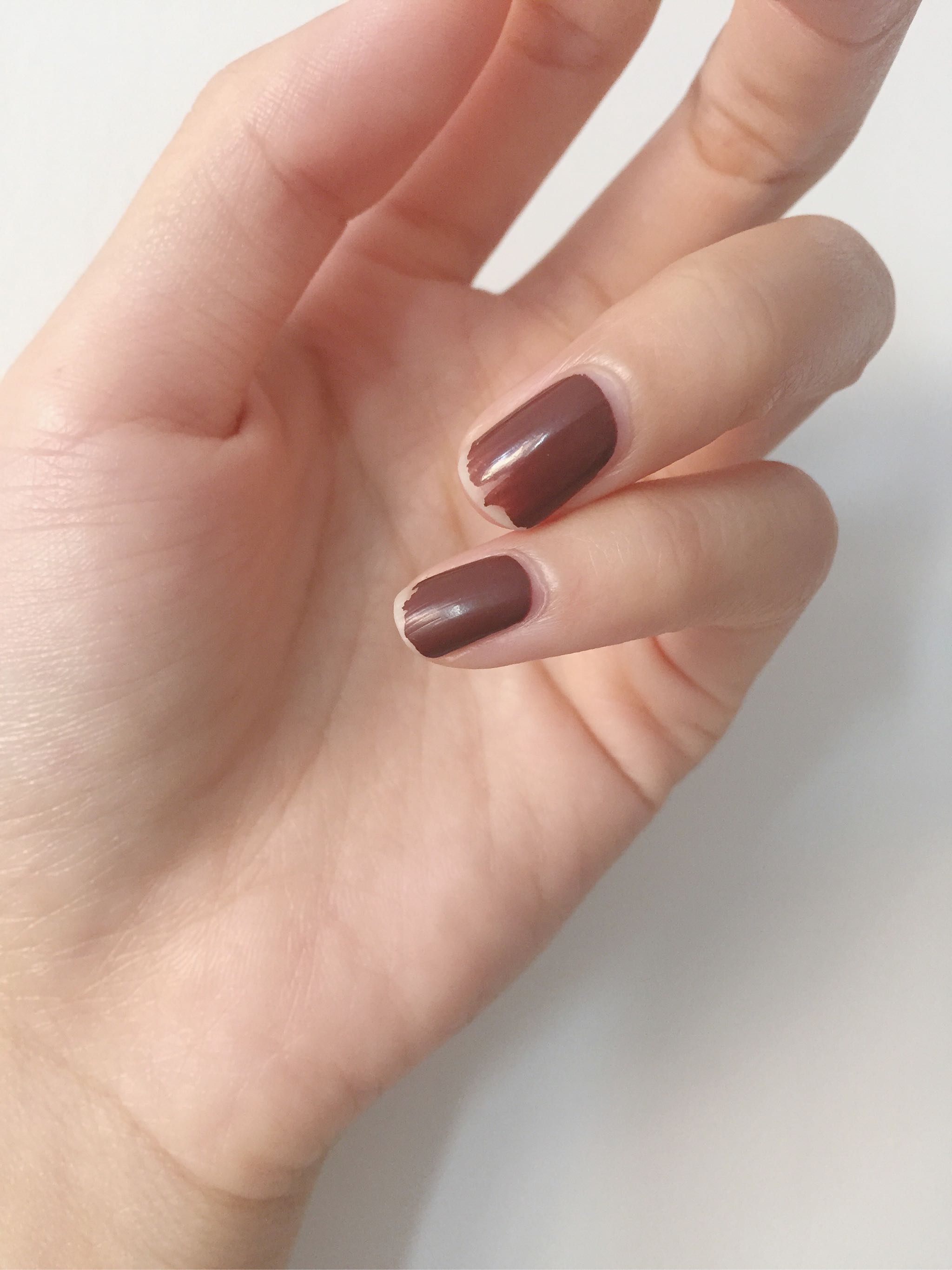 健康可剥甲油 显白巧克力色质量怎么样，使用后测评,第10张