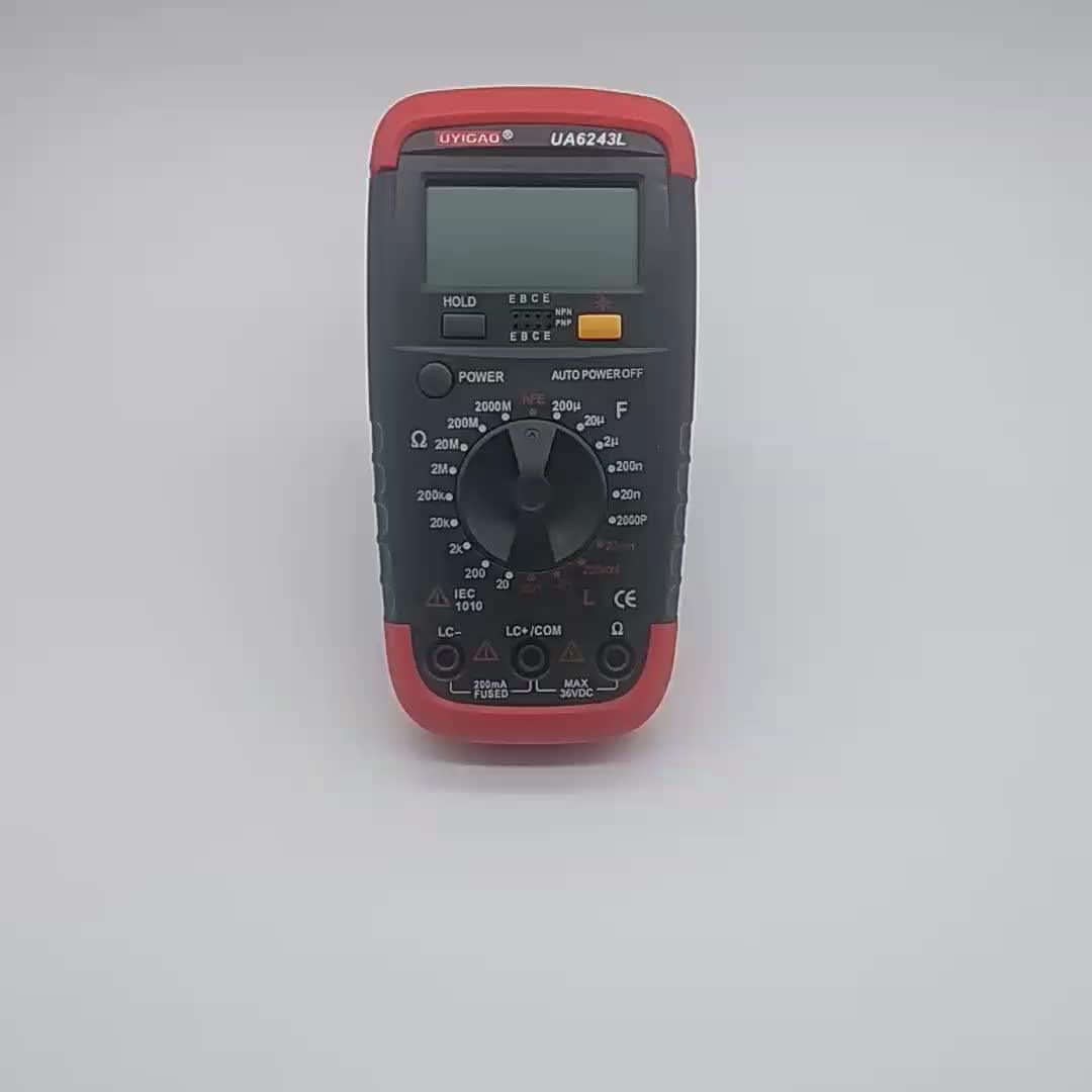 Ua6243l Lcr Meter Multimeter Digital With Inductance Capacitance