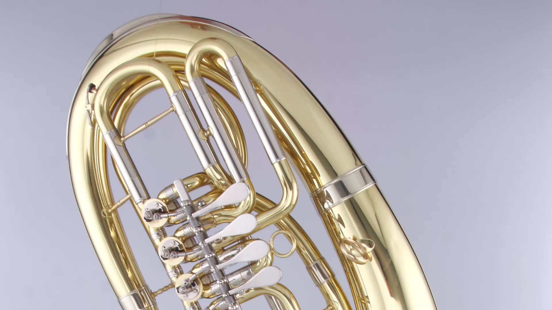 Professional 4 Valve Brass Baritone Horn Euphonium, View 4 Valve Brass