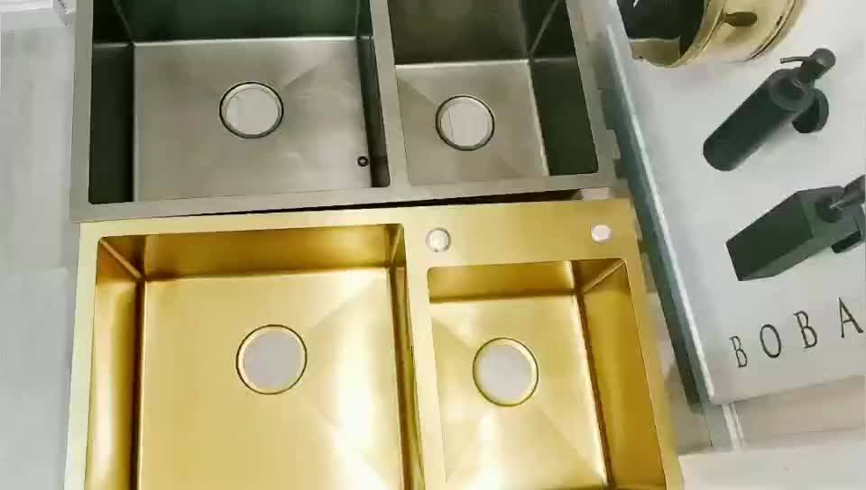 Gold Color Handmade Kitchen Apron Sink Buy Cooper Sink,Copper Wash