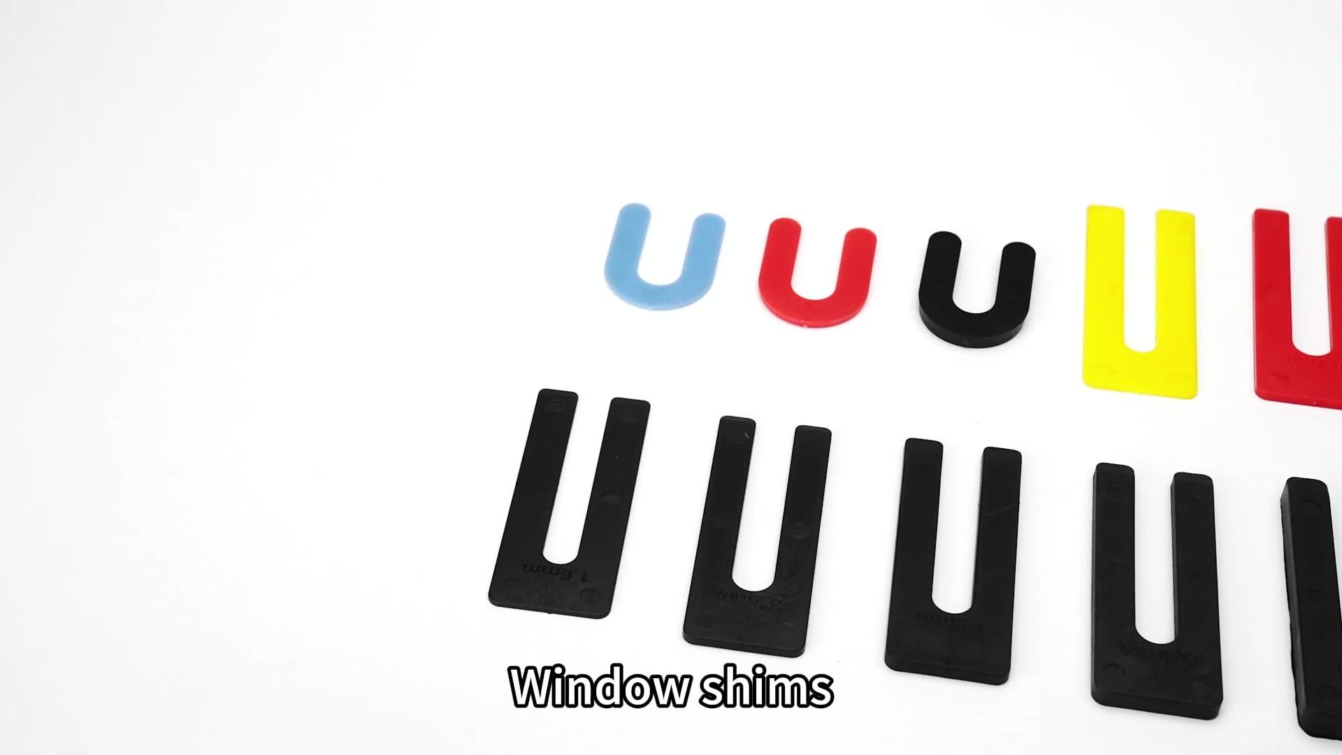 Factory Custom Plastic Shims Pads Plastic Shim Packers For Window Frame